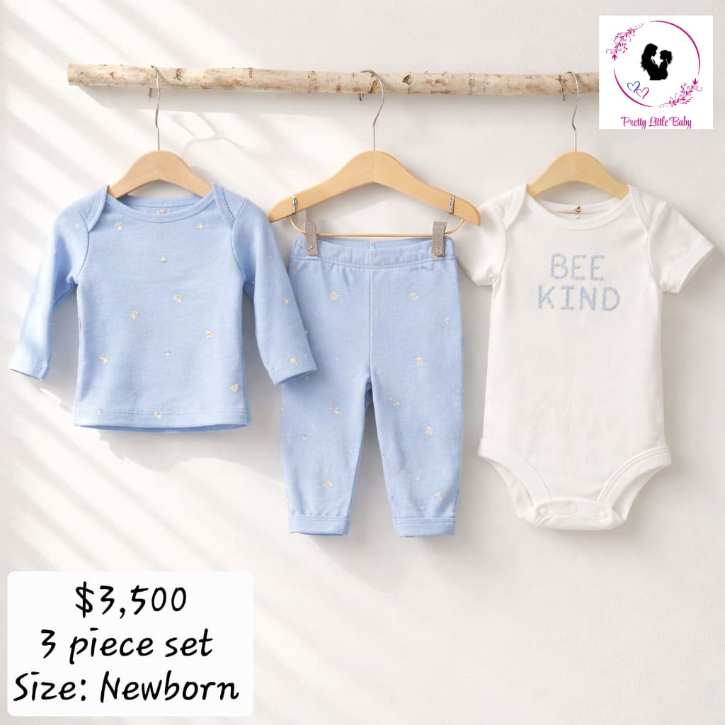 Unisex Newborn 3 Piece Set