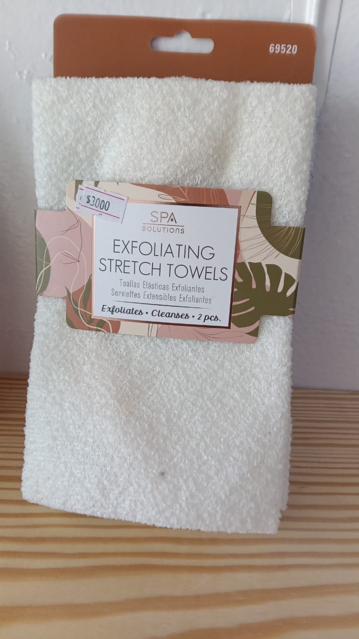 Exfoliating Stretch Spa Towels