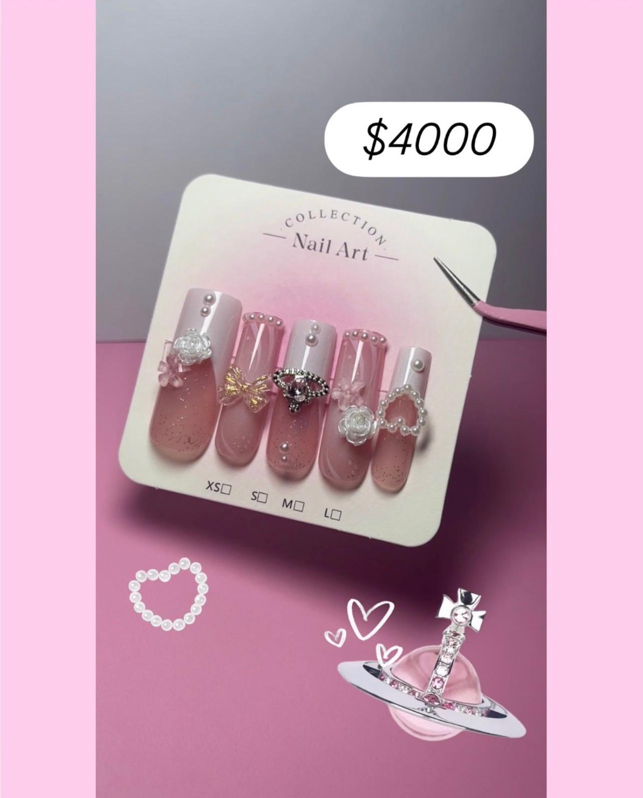 All Glam Long Press On Nails