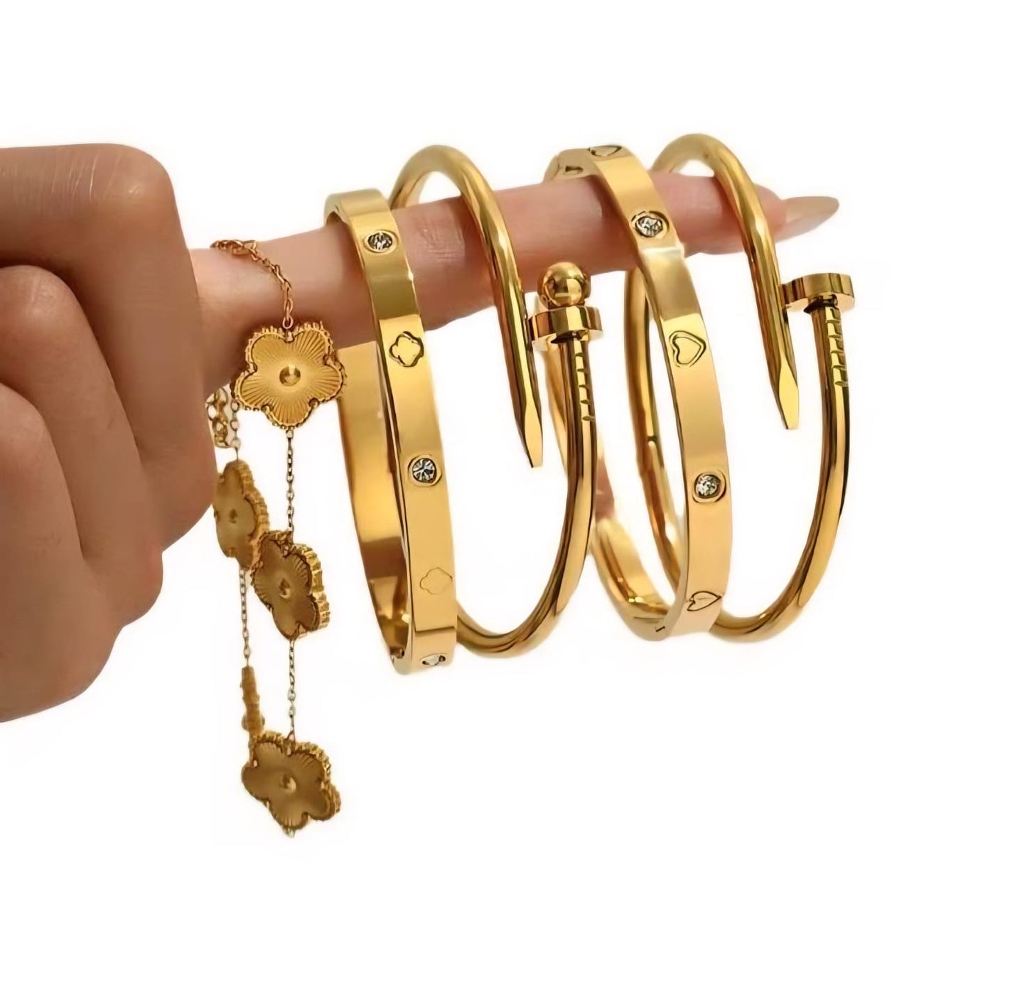 Luxe Bracelet Sets - Gold & Silver