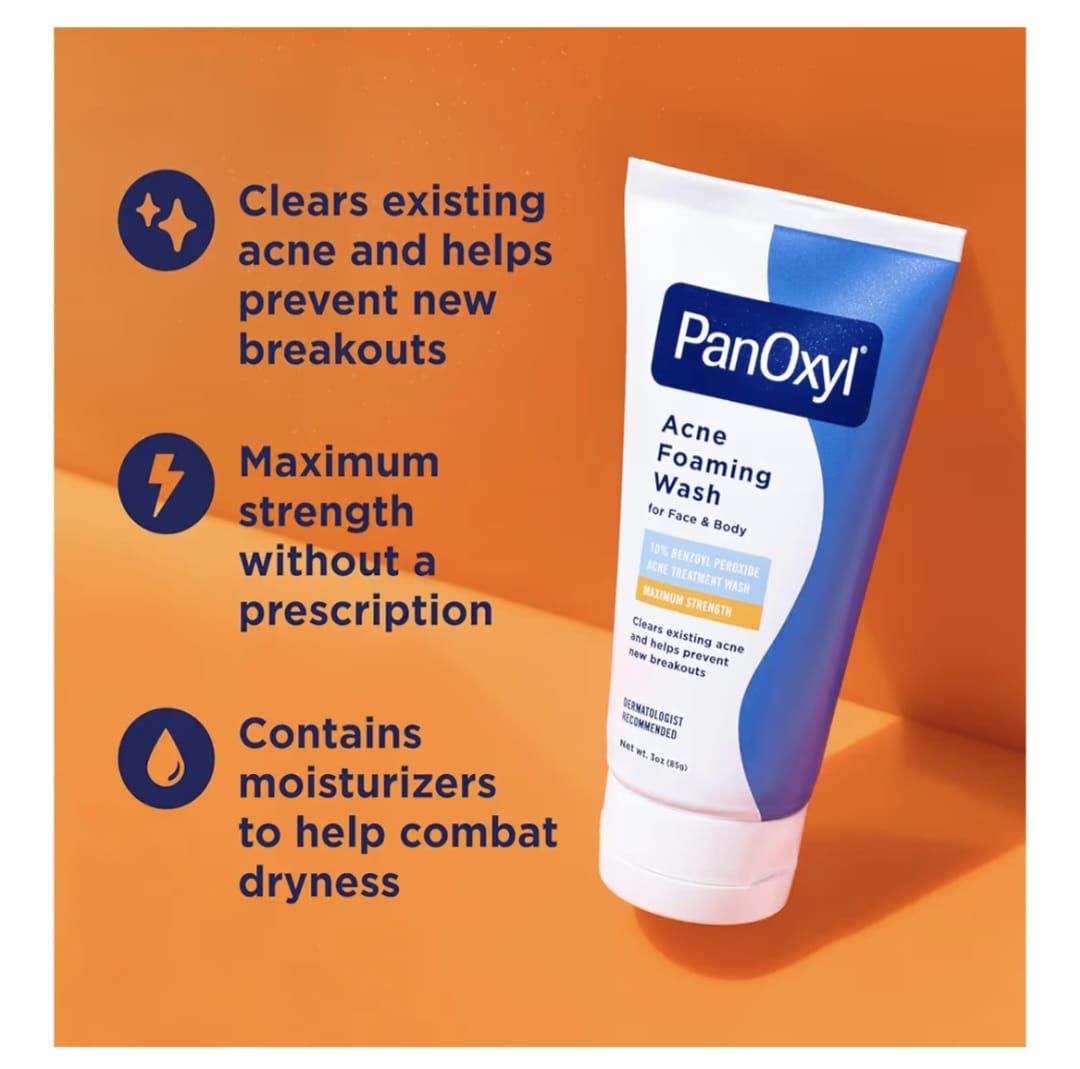 PanOxyl Acne Foaming Wash - 10% Benzoyl Peroxide