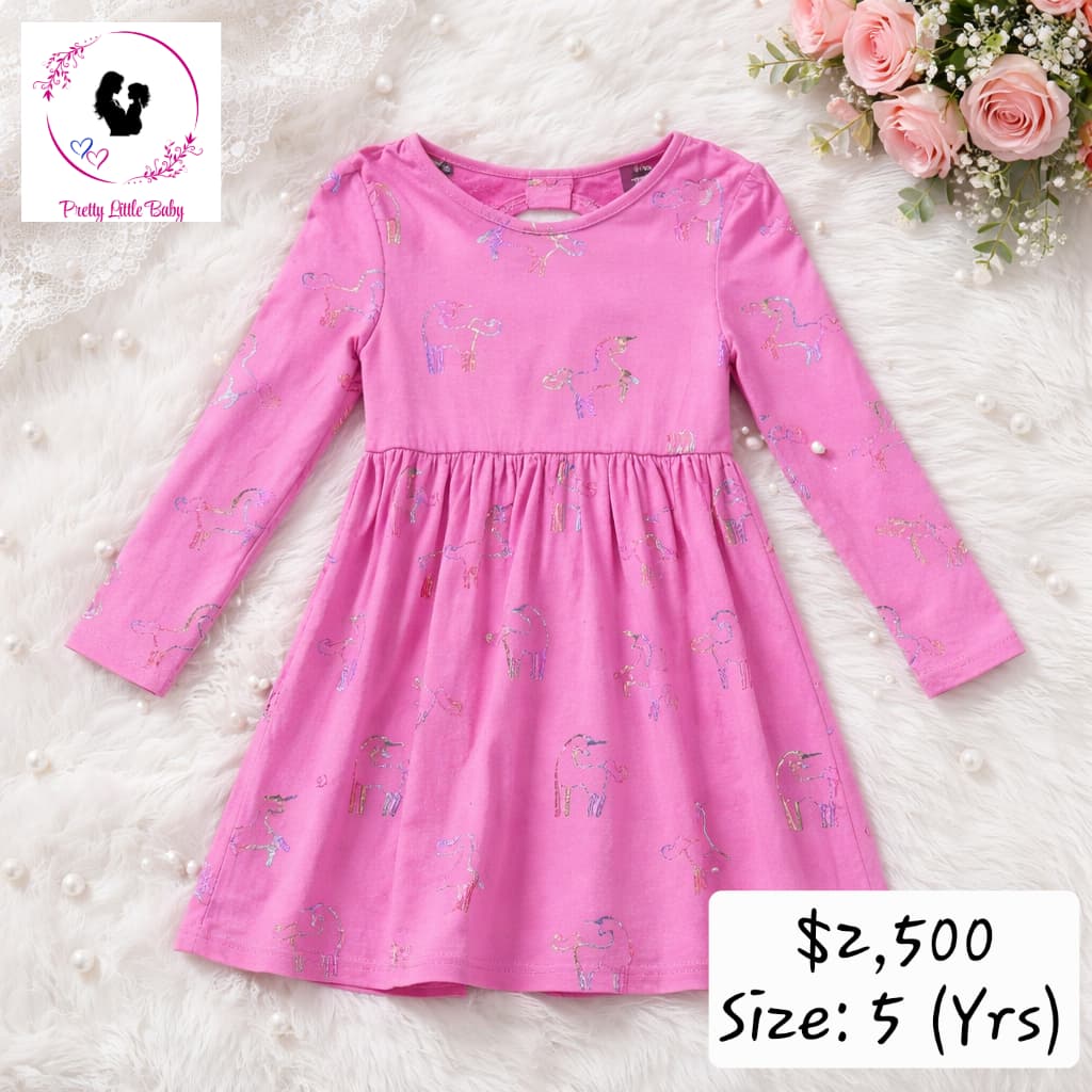 Pink Long Sleeved Dress (5 Years)