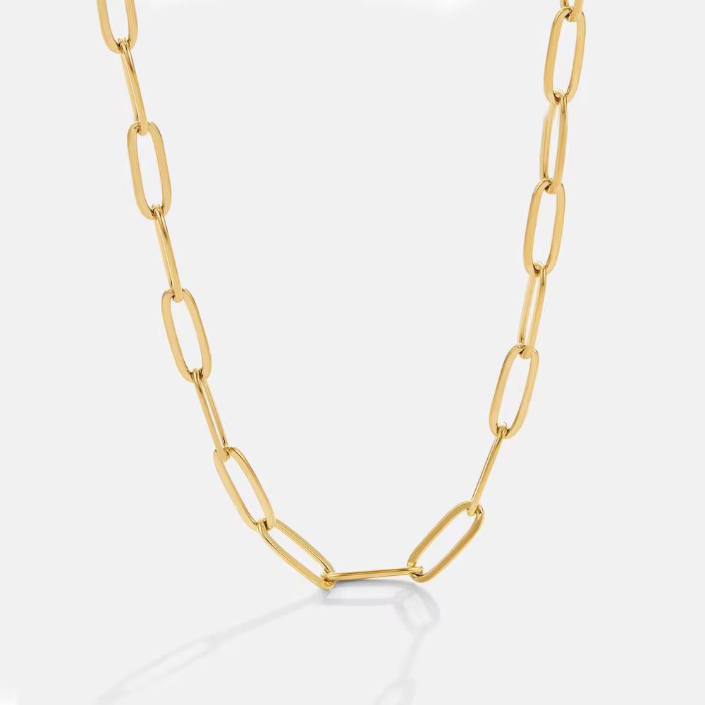 Paperclip Design Necklace
