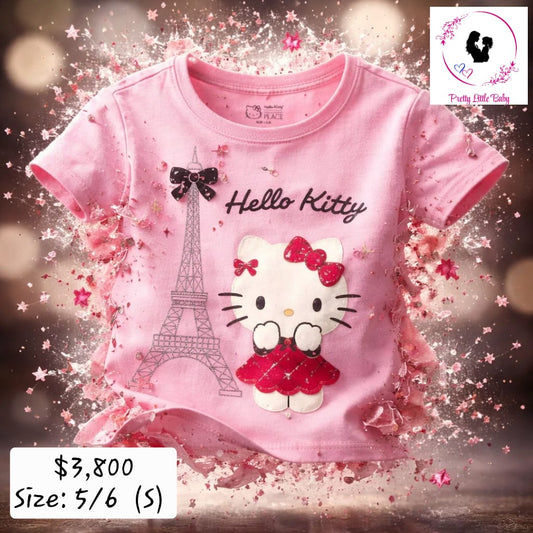 Girl's Hello Kitty In Paris Tee