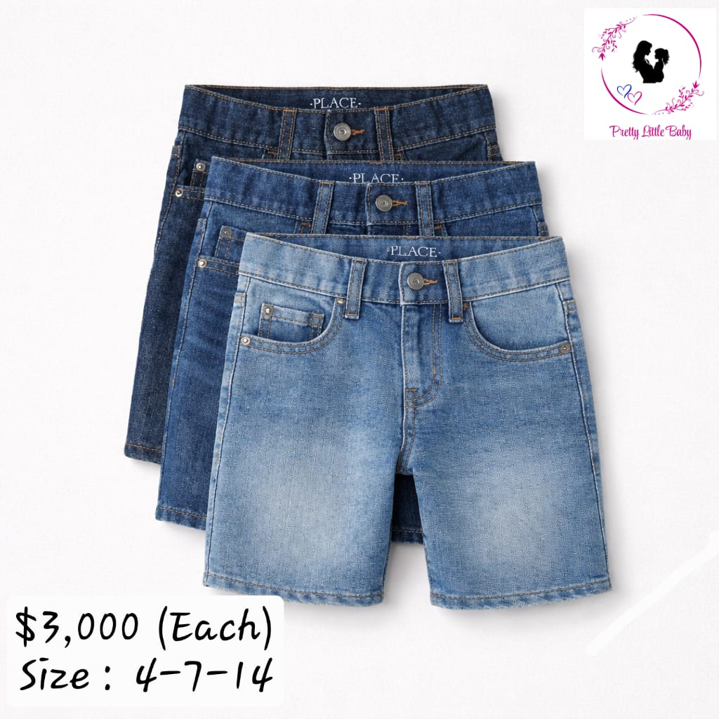 Kid's Denim Short Pants