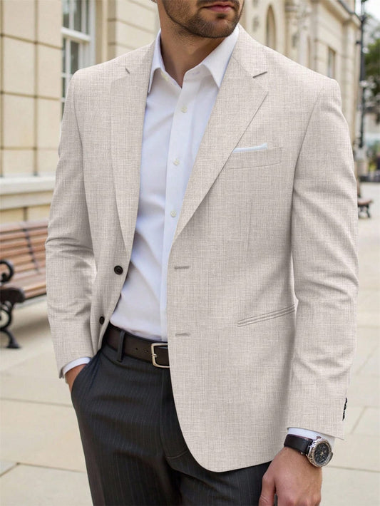 The Gentleman's Beige Blazer