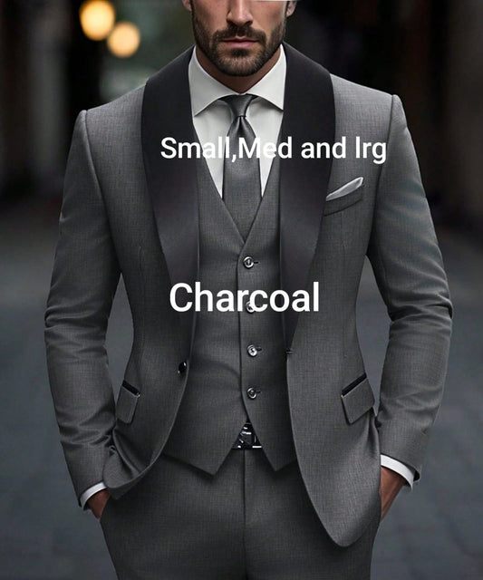Men's Blazer - Charcoal