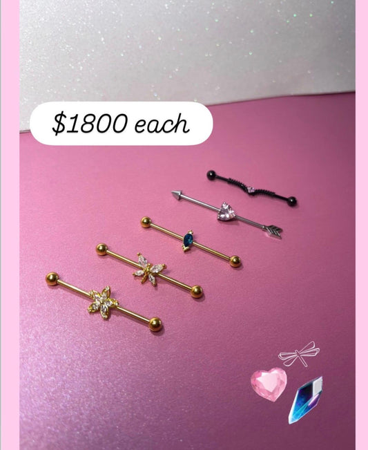 Industrial Ear Piercing Earrings