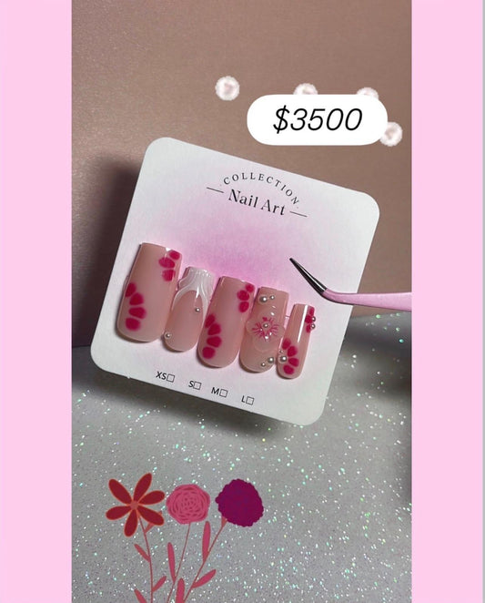 Red Press On Nails