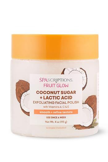Coconut Sugar + Lactic Acid Exfoliating Facial Polish