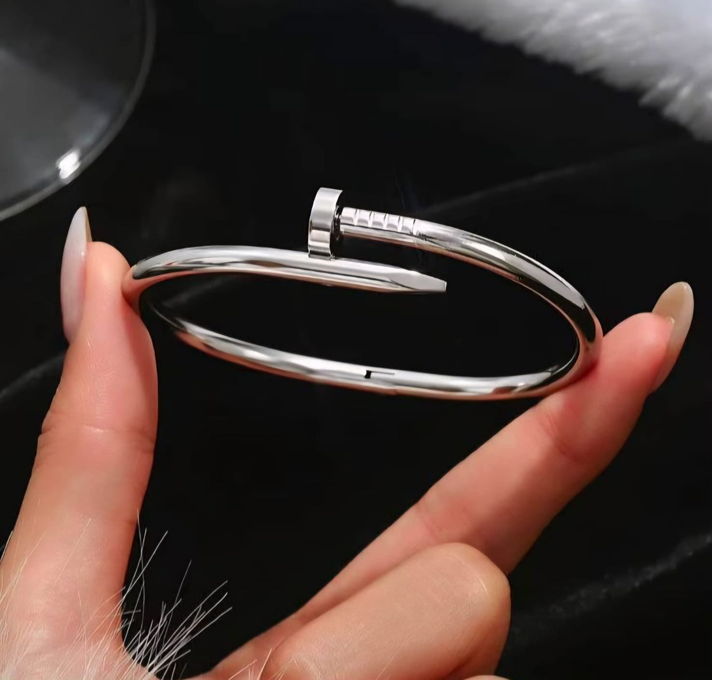 Nail Bracelet - Gold & Silver