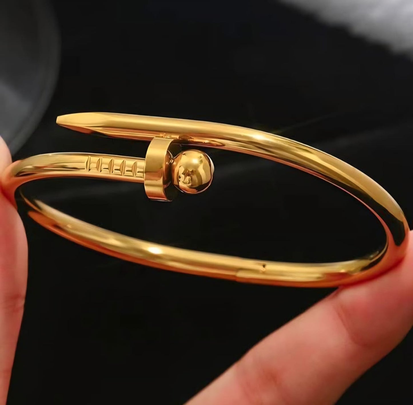Luxe Nail Bracelet - Gold & Silver