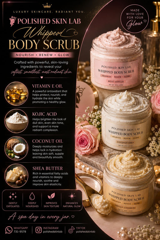 Natural Whipped Body Scrubs