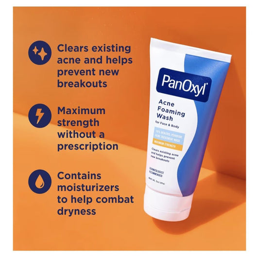 PanOxyl Acne Foaming Wash - 10% Benzoyl Peroxide