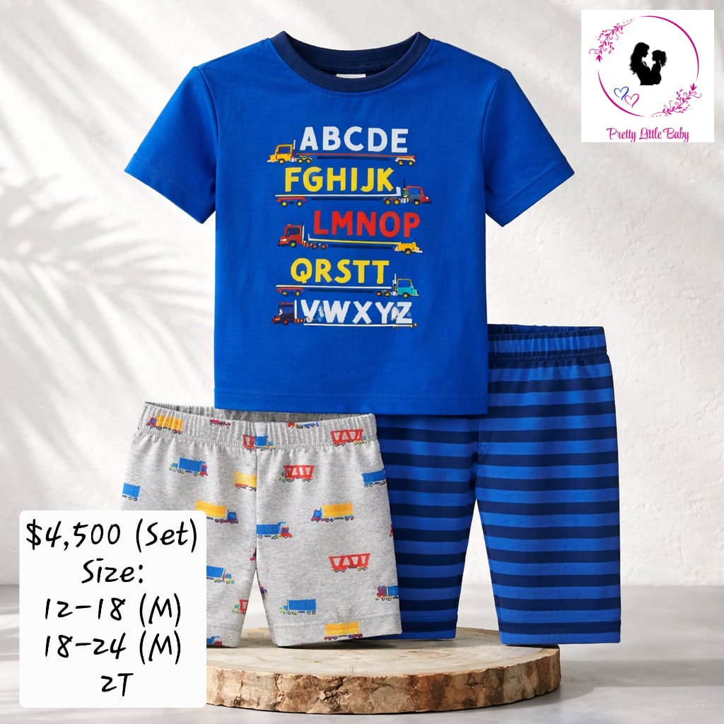 Boy's Alphabet Truck Set