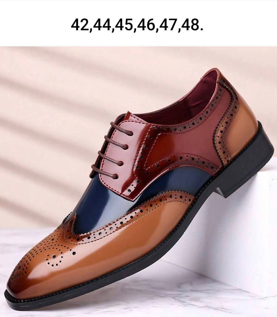 Patterned Men's Shoes - Multicolored