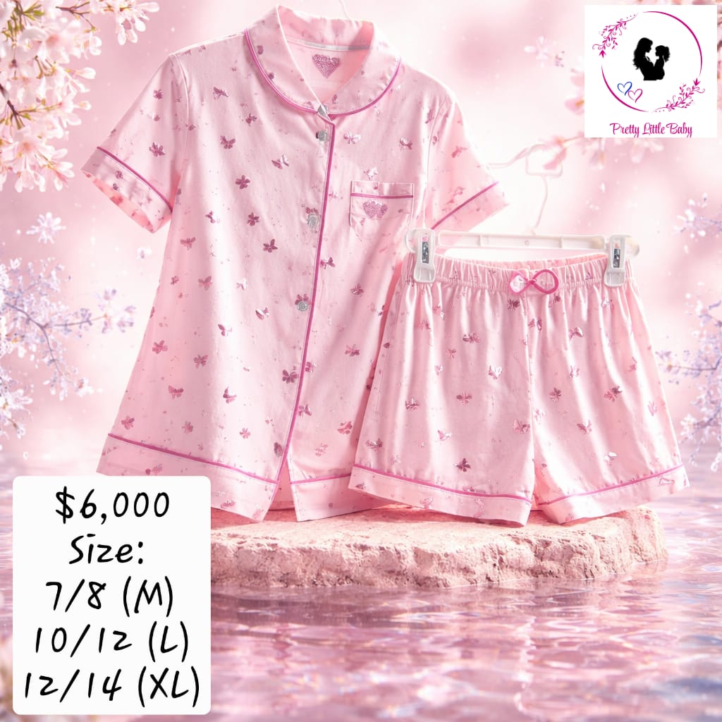 Girl's Butterfly PJ Set