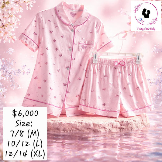 Girl's Butterfly PJ Set