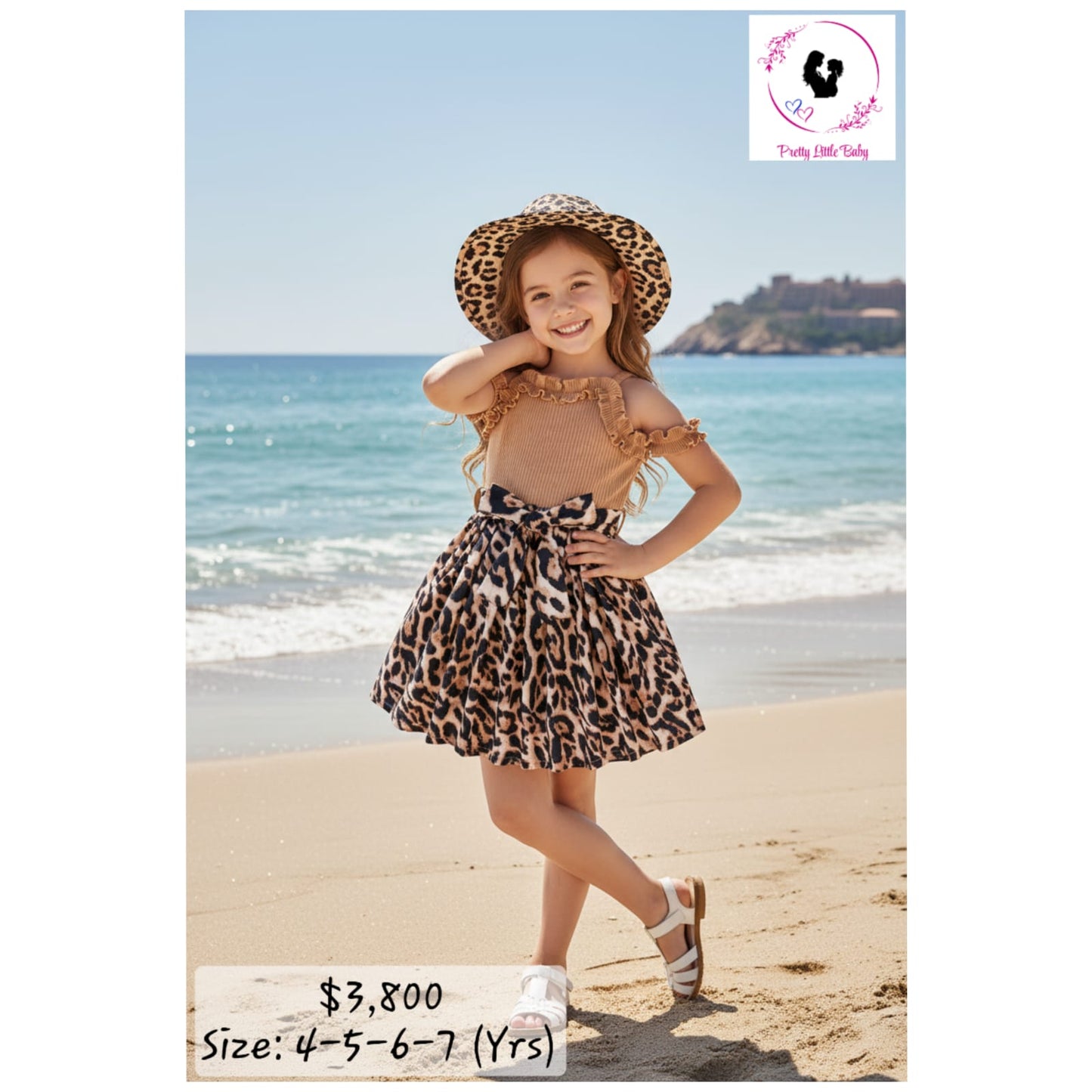 Cheetah Print Girl's Dress