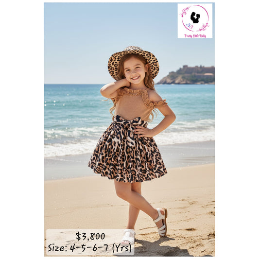 Cheetah Print Girl's Dress