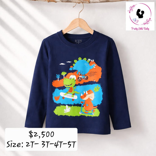 Toddler Boy's Cool Dinos Shirt