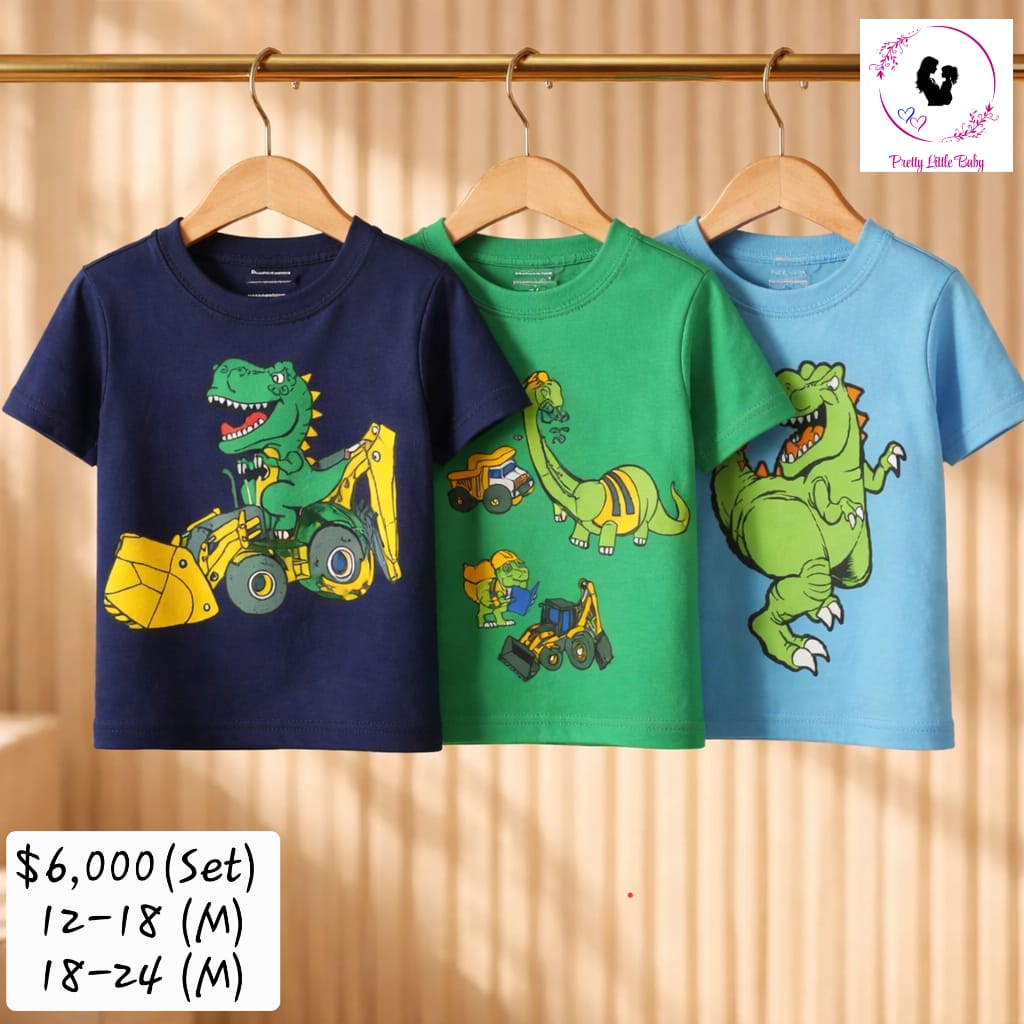 Baby Boy's Dino T-Shirt Set