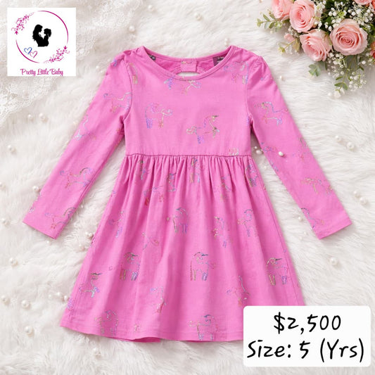 Pink Long Sleeved Dress (5 Years)