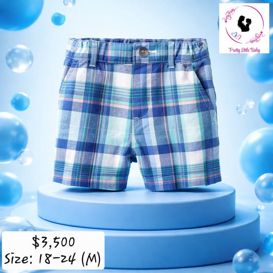 Baby Boy's Plaid Shorts