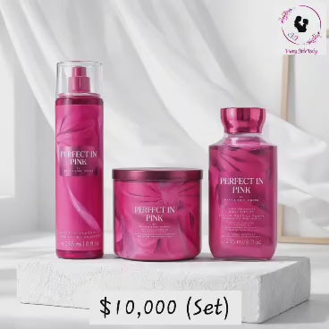 Perfect in Pink Bath & Body Works Set