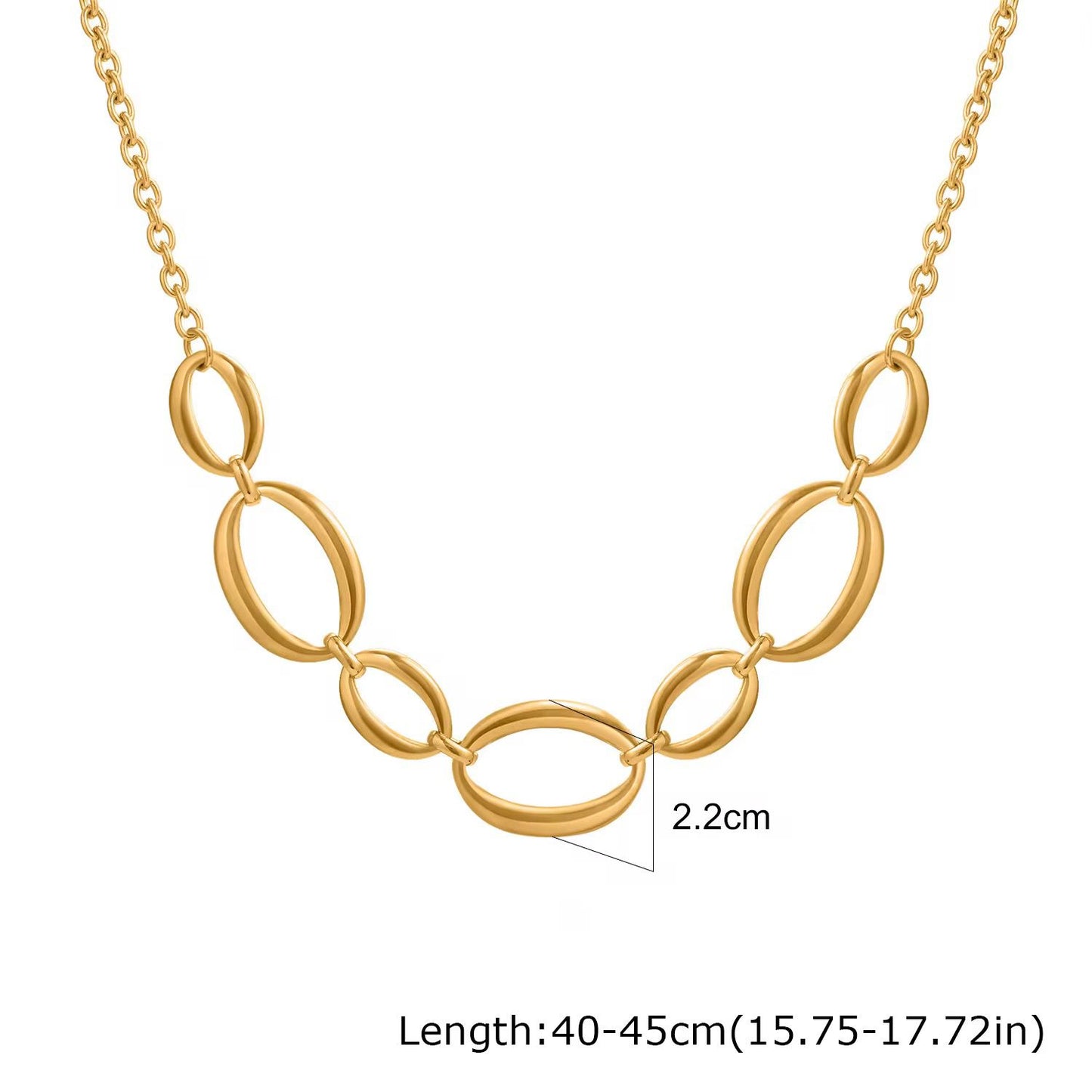Chunky Oval Necklace