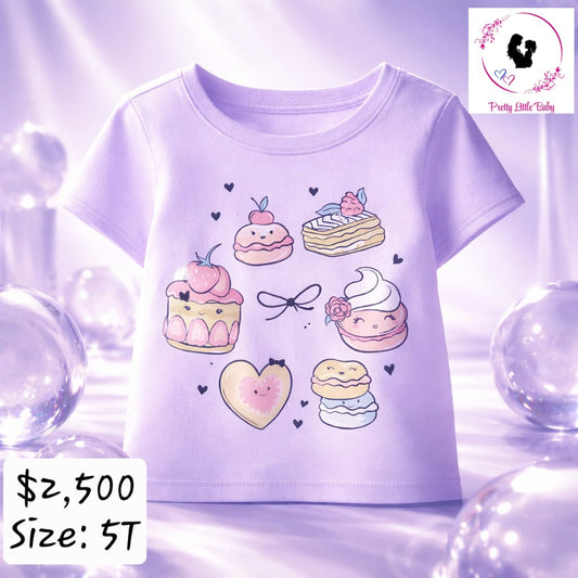 Toddler Girl's Cupcake Tee