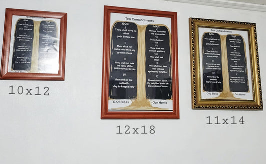 Ten Commandments Frames